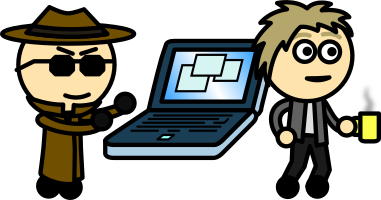 Someone leaving a computer unattended, while a malicious user decides to use it